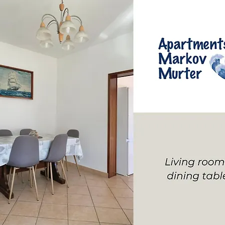 Spacious Two-Bedroom Family Apartment With Terrace & Free Parking Apartment Murter