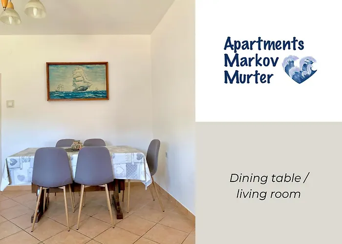 Spacious Two-Bedroom Family Apartment With Terrace & Free Parking Apartment Murter